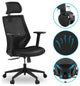 Modern Ergonomic Office Chair, Mesh  with Lumbar Support