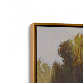 "Dawn's Rustic Charm" - A Canvas Print Celebrating Countryside Serenity