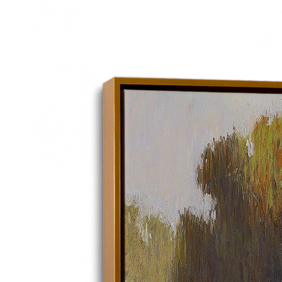 "Dawn's Rustic Charm" - A Canvas Print Celebrating Countryside Serenity