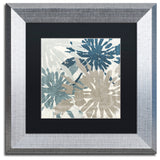 Color Bakery 'Beach Curry IV' Matted Framed Art, Silver Frame, Black Mat, 11x11