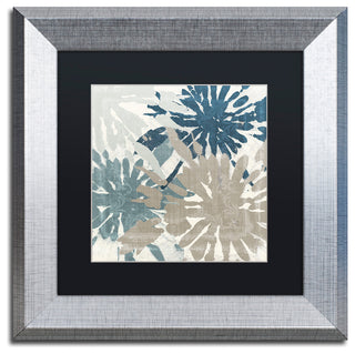 Color Bakery 'Beach Curry IV' Matted Framed Art, Silver Frame, Black Mat, 11x11