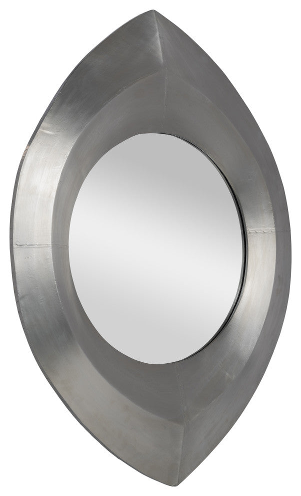 Metal, 48" Tear Drop Mirror, Champagne