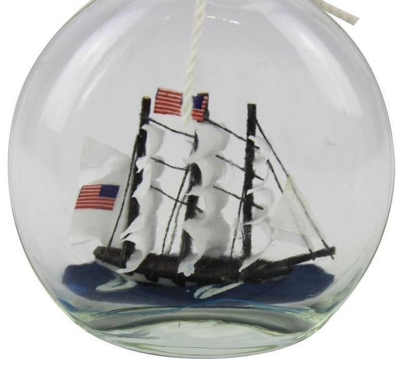USS Constitution Model Ship in a Glass Bottle, 4"
