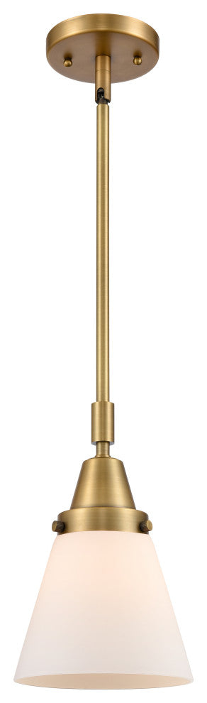 INNOVATIONS LIGHTING 447-1S-BB-G61 Small Cone Mini Pendant