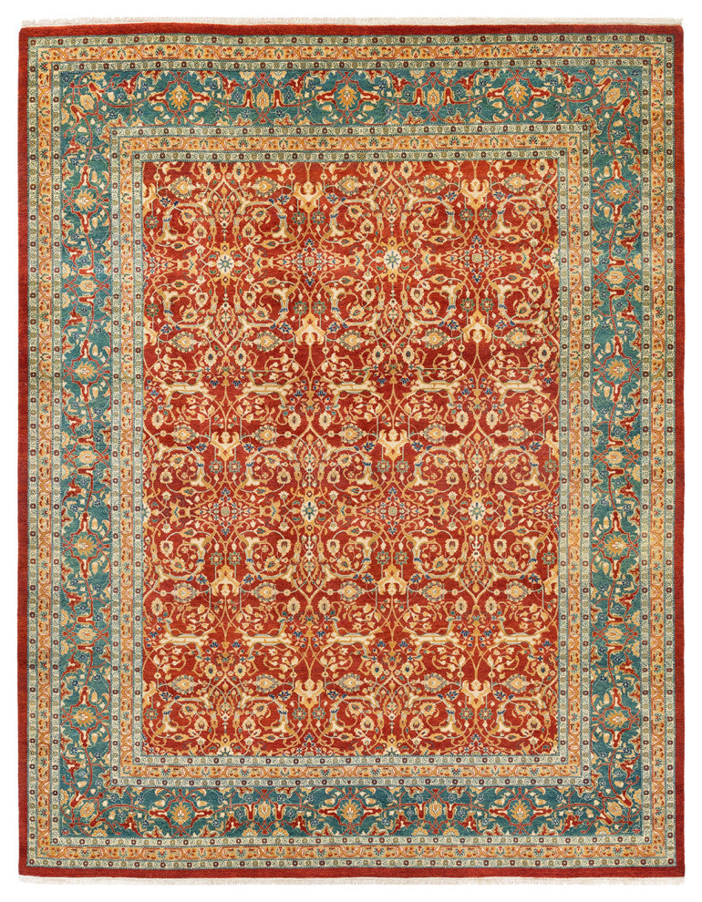 Mogul, One-of-a-Kind Hand-Knotted Area Rug Orange, 8'0"x10'3"