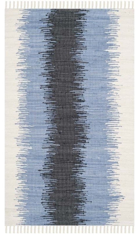 Safavieh Montauk Mtk710A Rug, Grey/Black, 4'0" X 6'0"