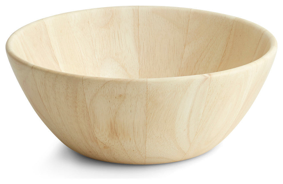 7 Piece Wood Salad Bowl Set