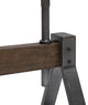 Modus Medici End Table in Charcoal Brown