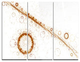 "Live Cell Protein Under Microscope" Digital Metal Wall Art, 3 Panels, 36"x28"