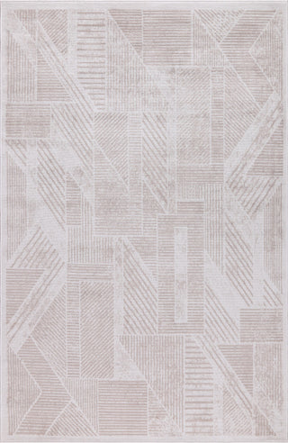 Low-Pile Auden Beige/Ivory Rug, Beige, 6'5"x9'5"