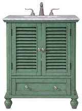 Elegant VF30530VM 30"Single Bathroom Vanity Set, Vintage Mint