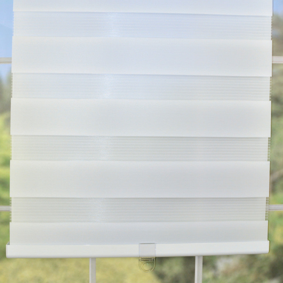 Day and Night Cordless Zebra Shade, Eggshell, 36"x72"