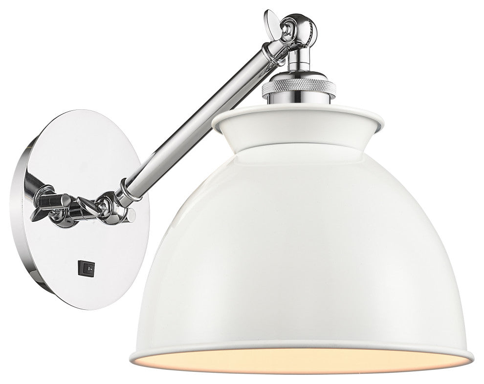 Innovations 317-1W-PC-M14-W-LED 1-Light Sconce, Polished Chrome