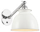 Innovations 317-1W-PC-M14-W-LED 1-Light Sconce, Polished Chrome