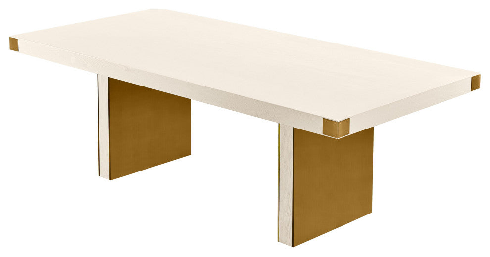 Selena Cream Ash Dining Table