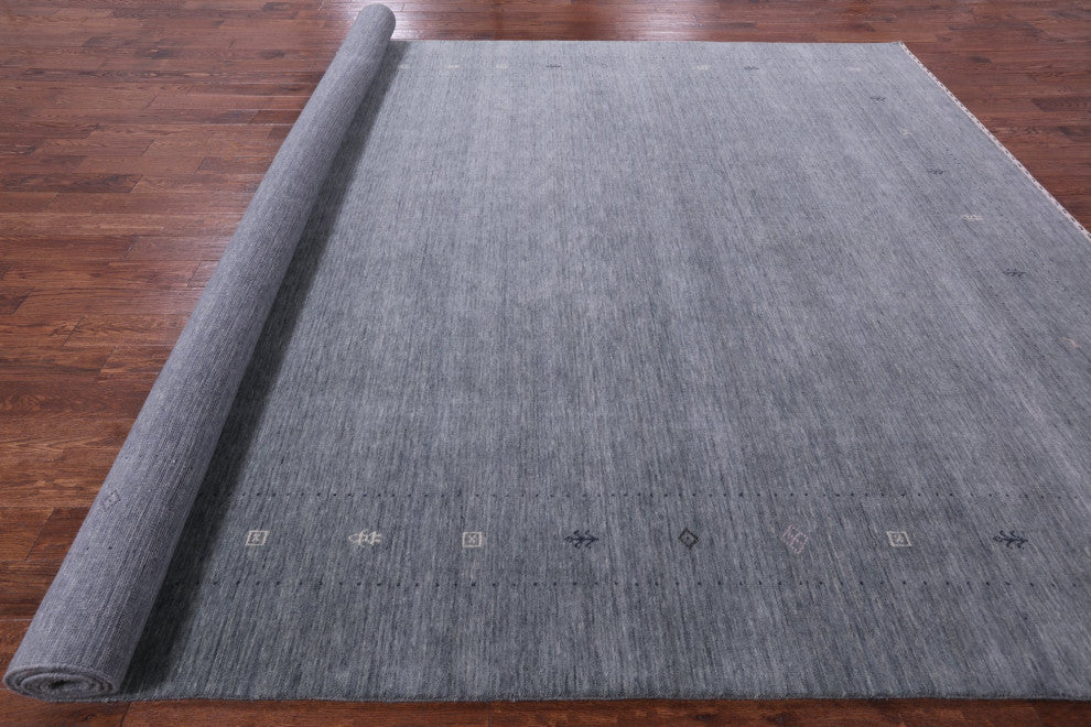 Persian Gabbeh Hand-Knotted Wool Rug 10' 0" X 13' 11" Q11372
