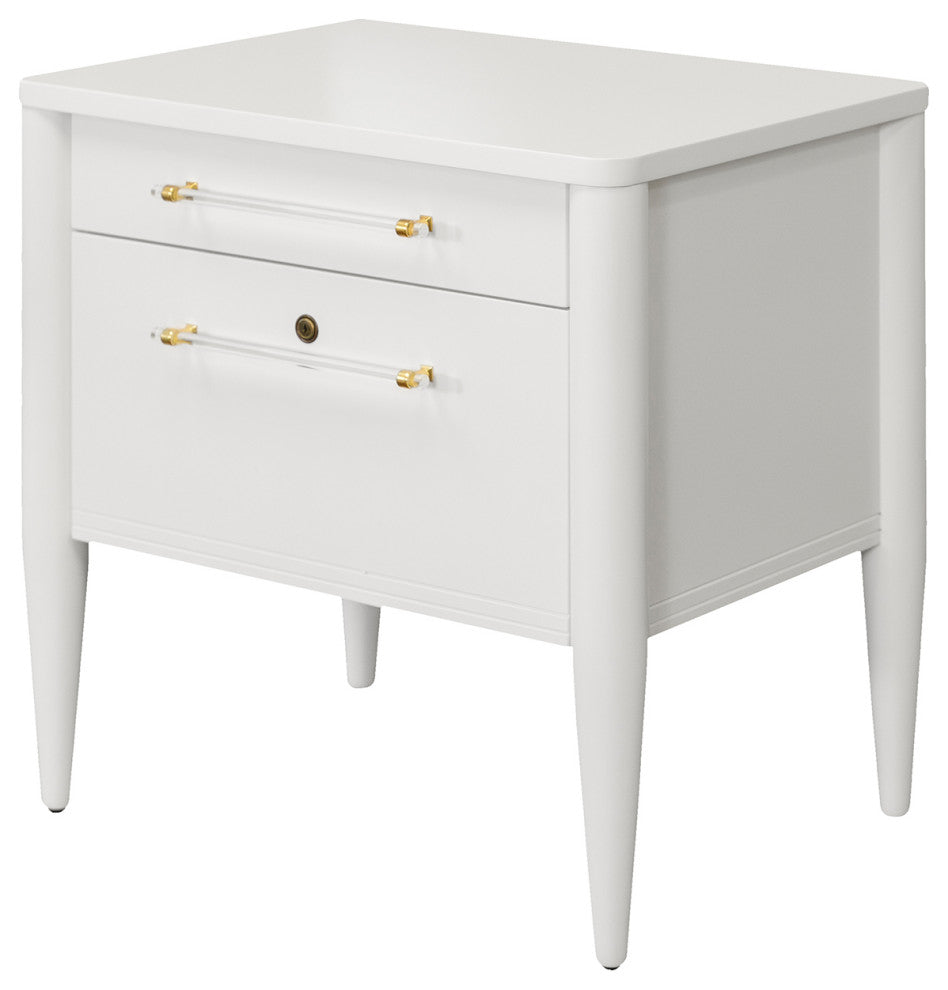 Contemporary Lateral File, Office Lateral File, Accent Storage, White