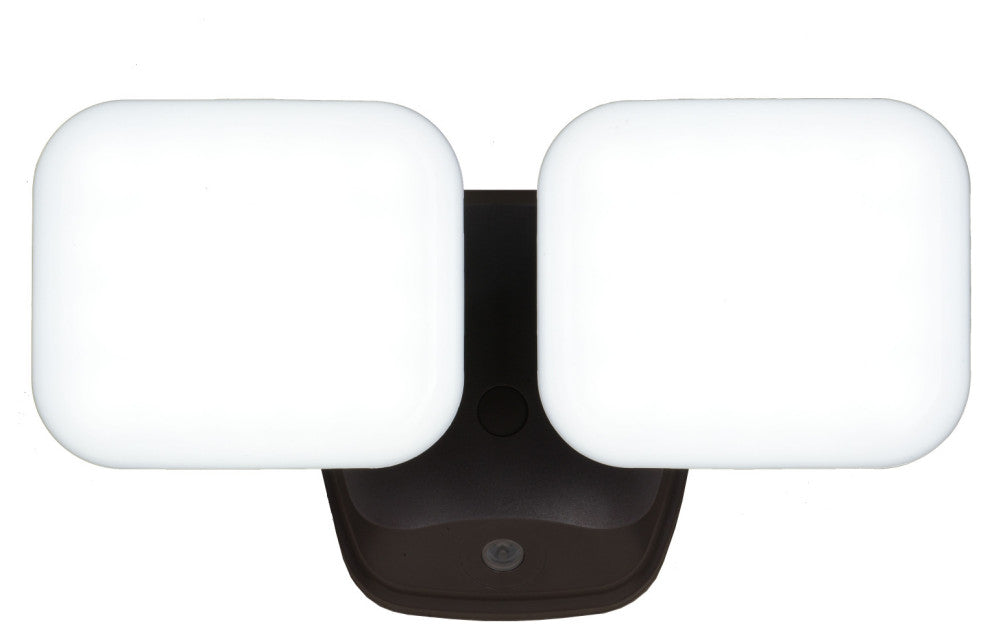 Theta 2 Light LED Outdoor Dusk to Dawn Flood Light Bronze