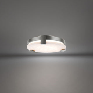 Catalonia LED Flush Mount in Antique Nickel