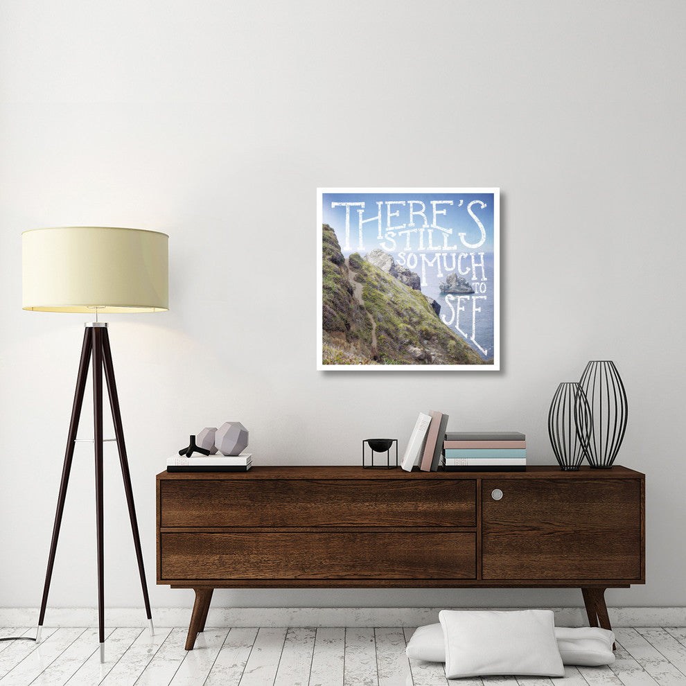 "Coastal Adventures I" Digital Paper Print by Laura Marshall, 32"x32"