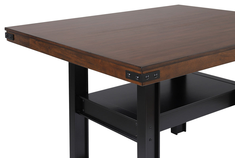 Patterson 7-piece Counter Height Dining Set Mango Oak
