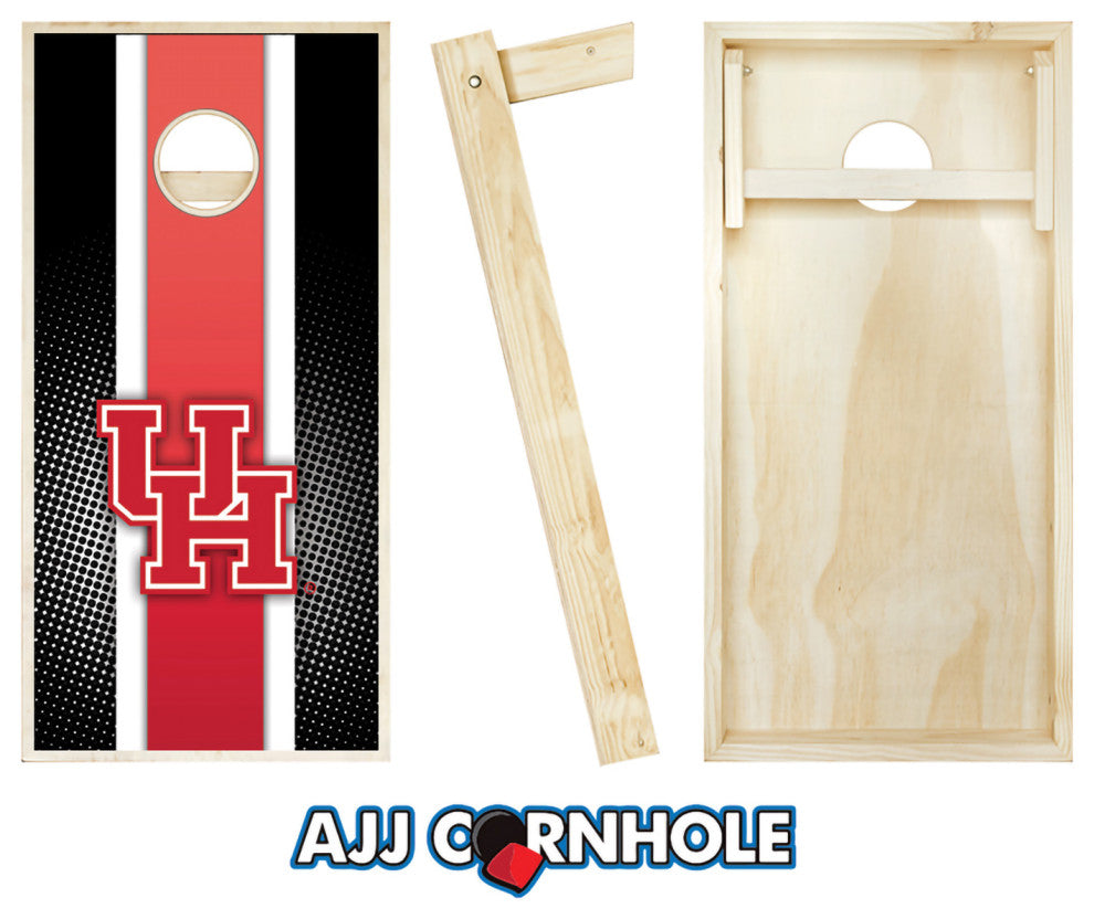 University of Houston Striped Cornhole Set