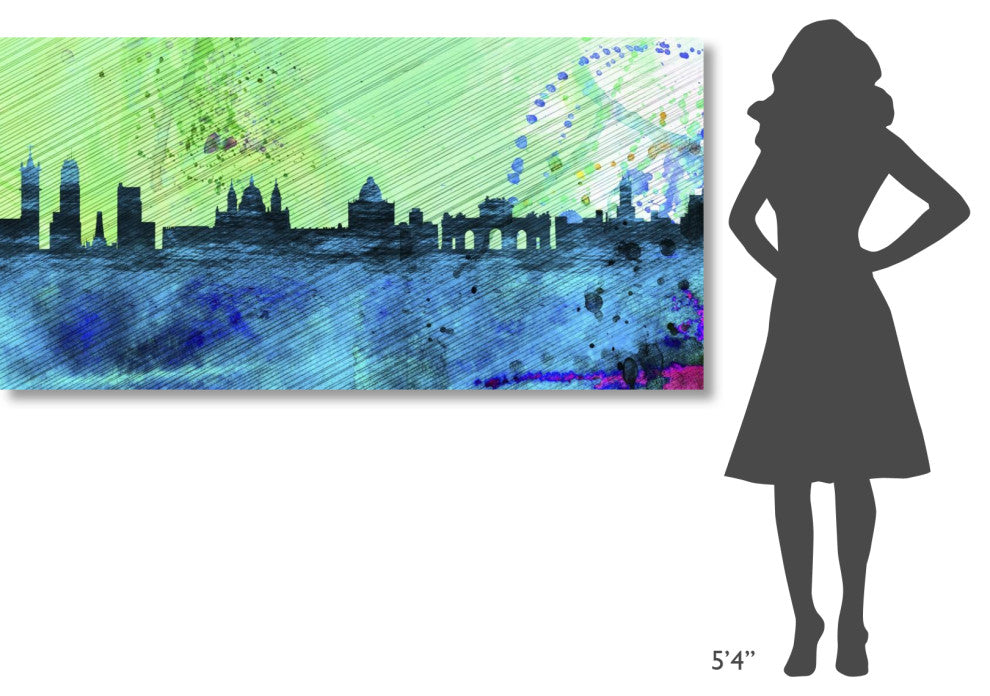 "Madrid City Skyline" Fine Art Print