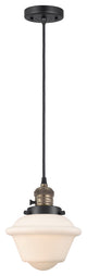 INNOVATIONS 201CSW-BAB-G531-LED 1-Light Mini Pendant Black Antique Brass