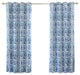 Sun Burst Shibori Blackout Curtains, Blue, 84", Set of 2