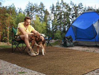 Outdoor Artificial Turf With Marine Backing, Woodland Brown, 6 Ft X 25 Ft