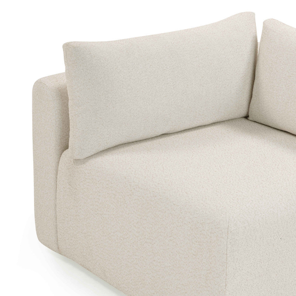 Hangover Cream Modular Outdoor Corner Chair