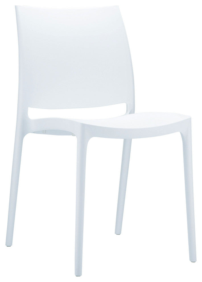 Maya Dining Set With 2 Chairs White