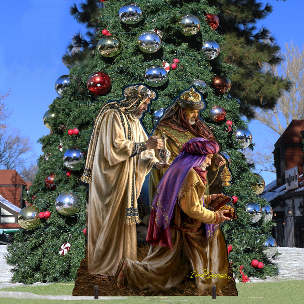 Miracle Nativity Three Kings Home and Outdoor Decor by Dona Gelsinger