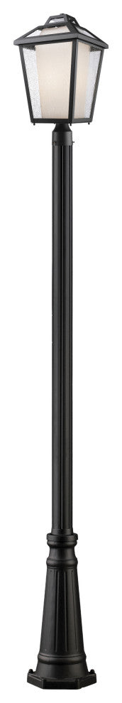 Memphis Outdoor Collection 1 Light Outdoor Post Light in Black Finish