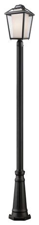 Memphis Outdoor Collection 1 Light Outdoor Post Light in Black Finish