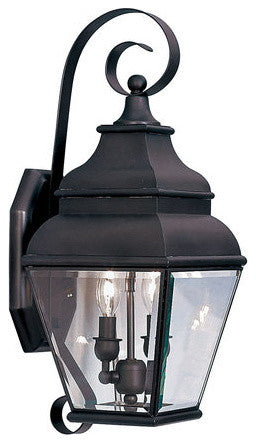 Exeter Outdoor Wall Lantern, Bronze