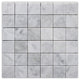 White Carrara Honed 2x2 Marble Mosaic