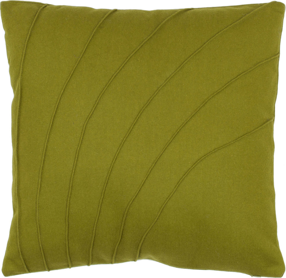 Flora Pillows, Set of 2, Green, Polyester Filler