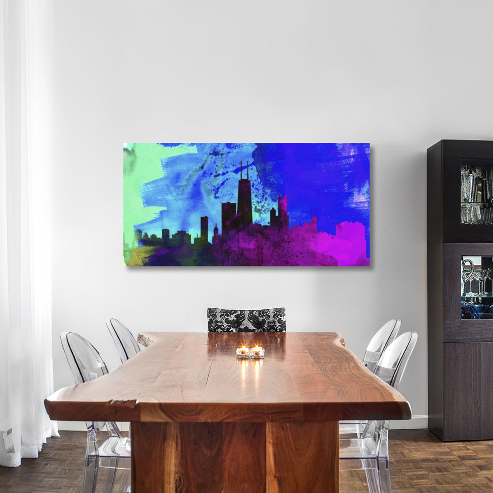 "Chicago City Skyline" Fine Art Print