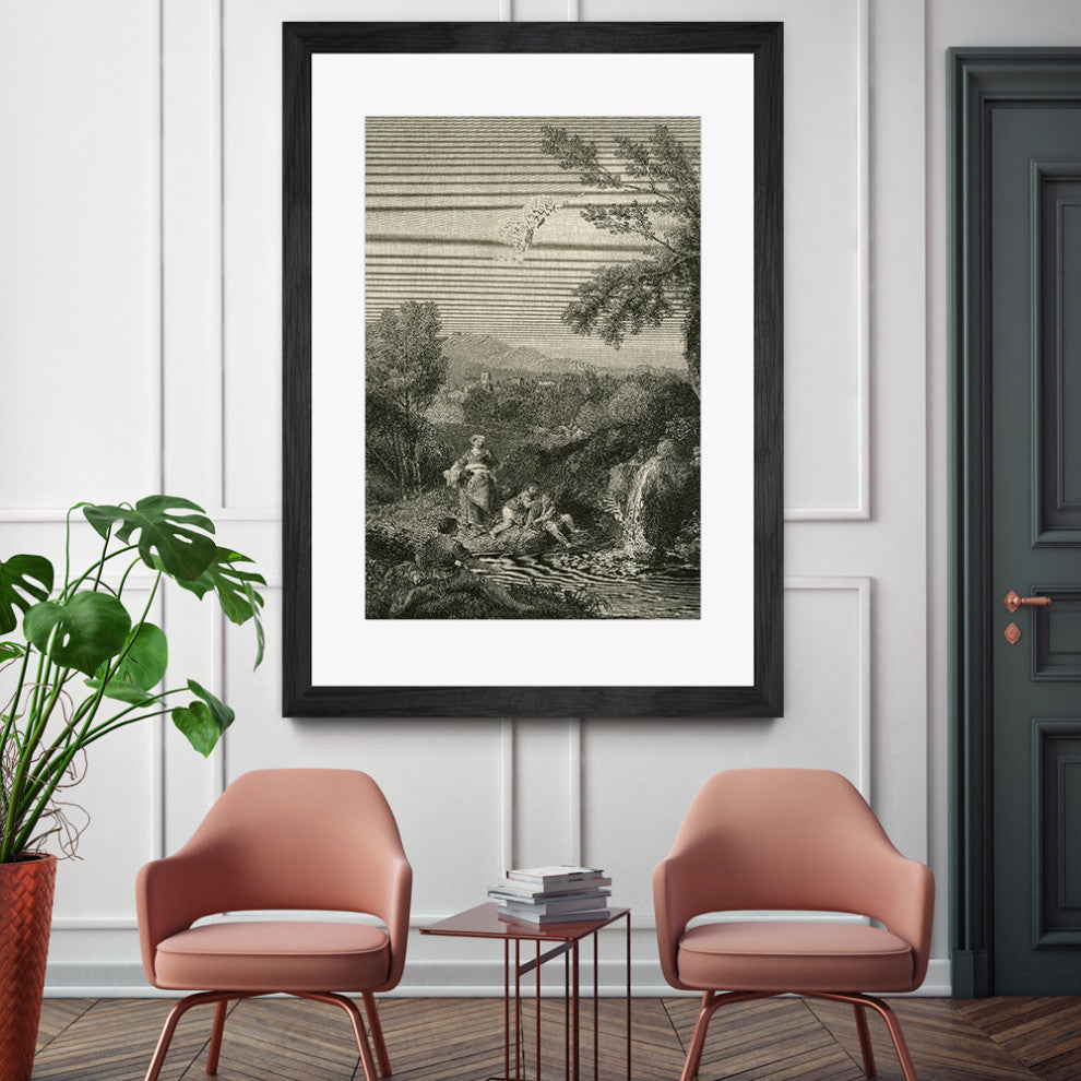 "The Spring Head" Matted and Framed, 52" X 36"