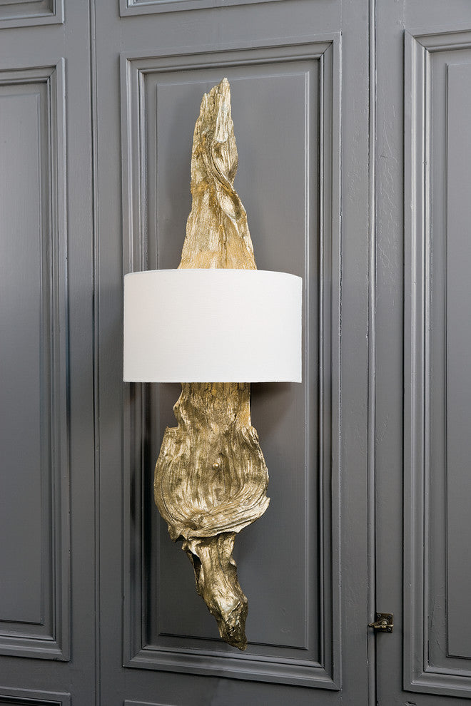 Driftwood Sconce (Antique Gold Leaf)