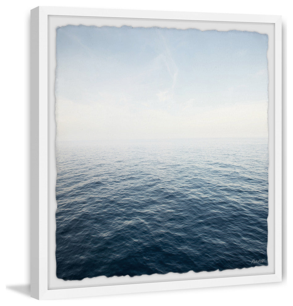 "Rippling Ocean" Framed Painting Print, 24x24