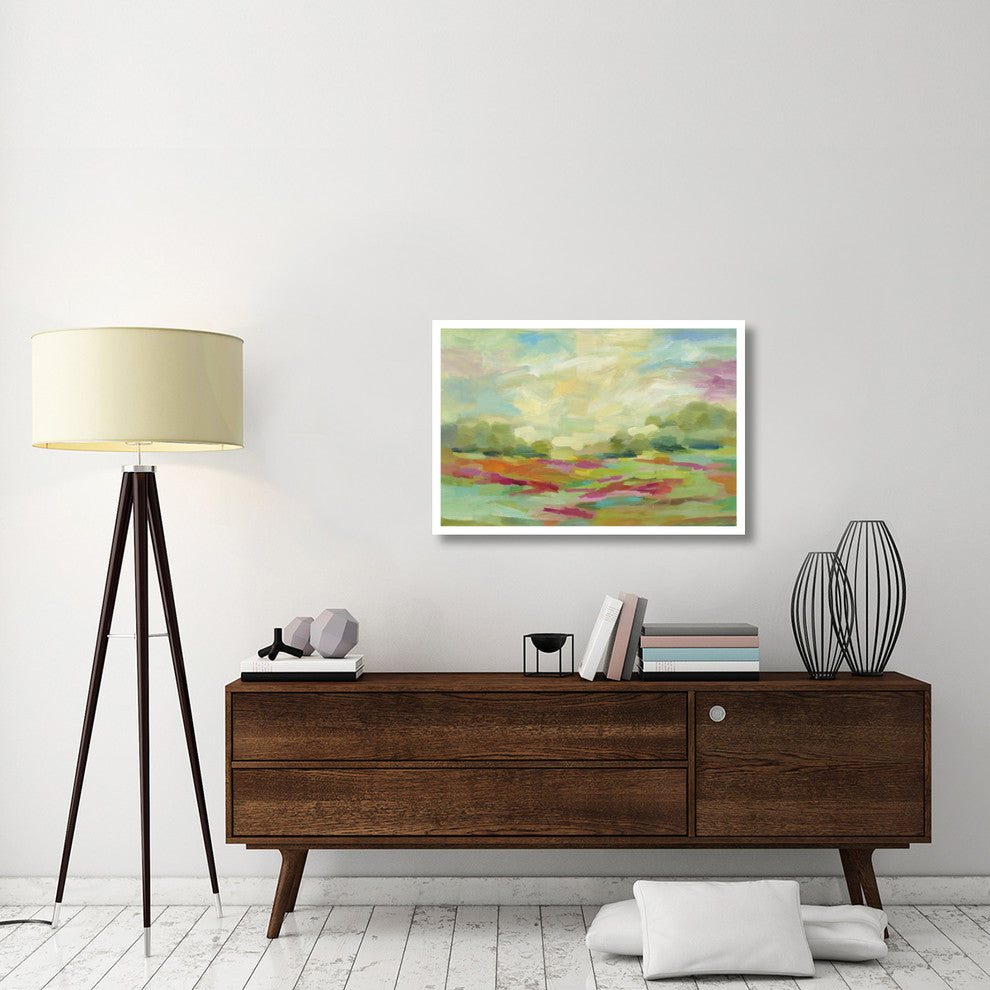 "Sunny Fields" Digital Paper Print by Silvia Vassileva, 38"x26"