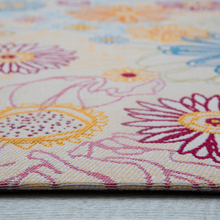 Keukenhof Cream Multi-Tone Rug'd Chair Mat, 36"x48", .5" Pile Height