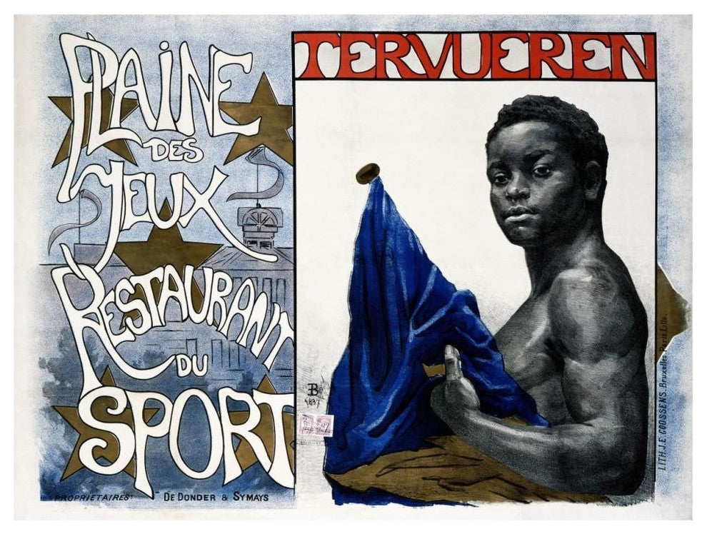 "Tervueren / Restaurant du Sport" Digital Paper Print by Unknown, 46"x35"