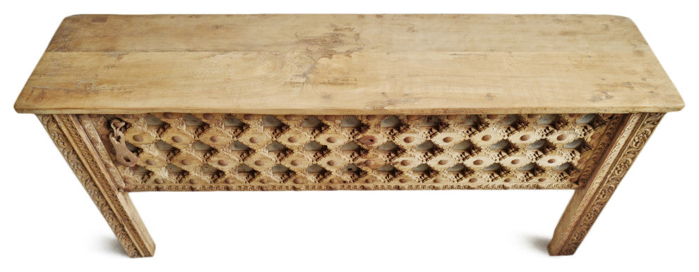 Raw Old Door Console Table
