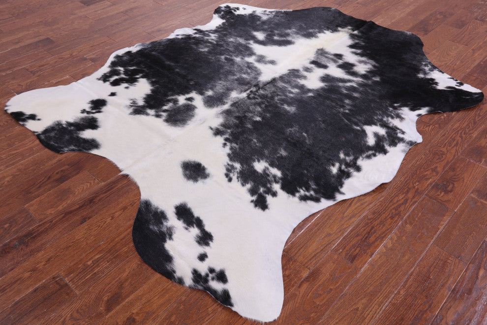 Organic Natural Hair-On Cowhide Area Rug 7' 7" X 6' 0" C1686
