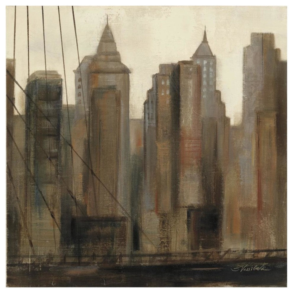 "View from the Bridge II" Digital Paper Print by Silvia Vassileva, 32"x32"