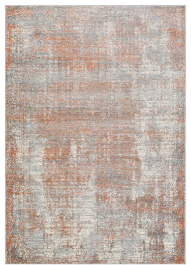 Surya Zermatt ZRT-2318 5'2"x7' Rug, Burnt Orange/Camel/Light Gray/Cream/Gray