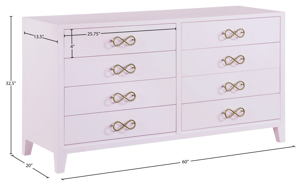 Bowtie Dresser, Pink